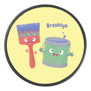 Letterpenseel- en tekentekentekentekens hockey puck