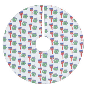 Letterpenseel- en tekentekentekentekens kerstboom rok