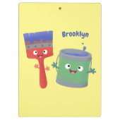 Letterpenseel- en tekentekentekentekens klembord (Achterkant)