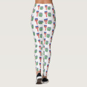 Letterpenseel- en tekentekentekentekens leggings (Achterkant)
