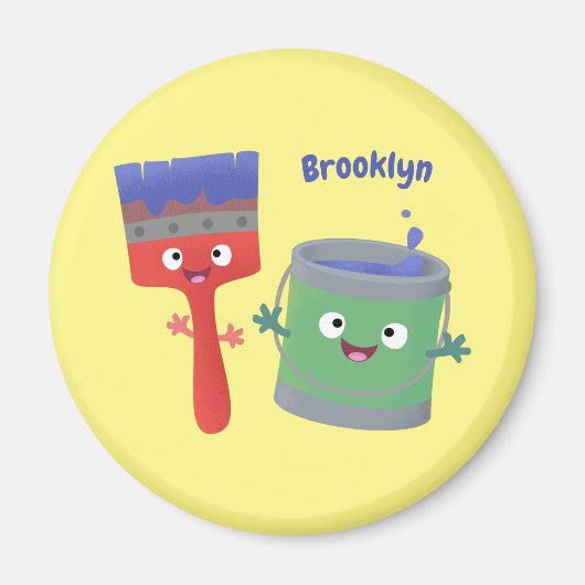 Letterpenseel- en tekentekentekentekens magneet (Voorkant)