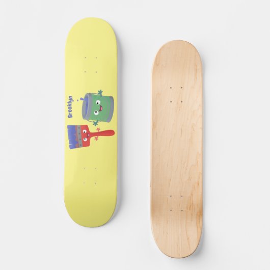 Letterpenseel- en tekentekentekentekens persoonlijk skateboard (Voorkant)