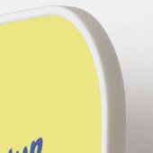 Letterpenseel- en tekentekentekentekens pickleball paddle (Links Detail)