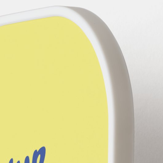 Letterpenseel- en tekentekentekentekens pickleball paddle (Links Detail)