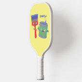 Letterpenseel- en tekentekentekentekens pickleball paddle (Links)