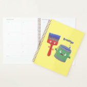 Letterpenseel- en tekentekentekentekens planner (Display)