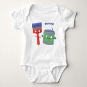 Letterpenseel- en tekentekentekentekens romper (Voorkant)