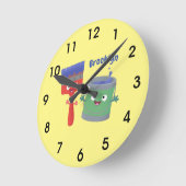 Letterpenseel- en tekentekentekentekens ronde klok (Hoek)