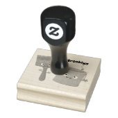 Letterpenseel- en tekentekentekentekens rubberstempel (Stempel)