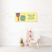 Letterpenseel- en tekentekentekentekens spandoek (Insitu)