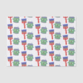 Letterpenseel- en tekentekentekentekens tissuepapier (Voorkant)