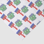 Letterpenseel- en tekentekentekentekens tissuepapier (Detail)