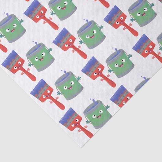 Letterpenseel- en tekentekentekentekens tissuepapier (Detail)