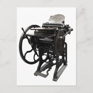 letterpress 1888 briefkaart