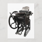 letterpress 1888 briefkaart (Voorkant)