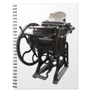 letterpress 1888 notitieboek