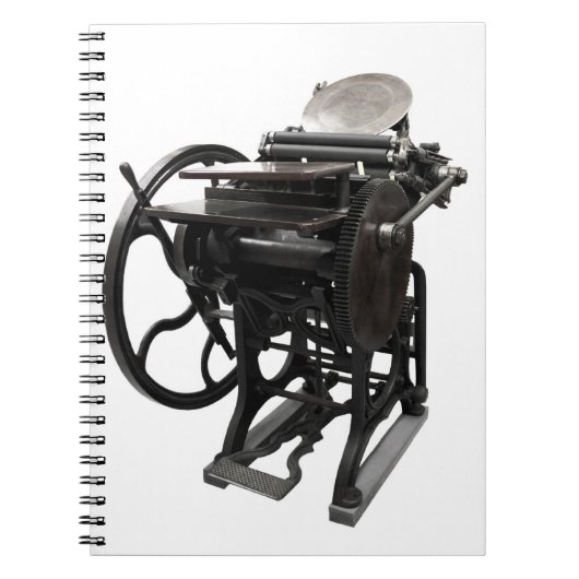 letterpress 1888 notitieboek (Voorkant)