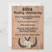 Letterpress 50e verjaardagsviering kaart (Voorkant)