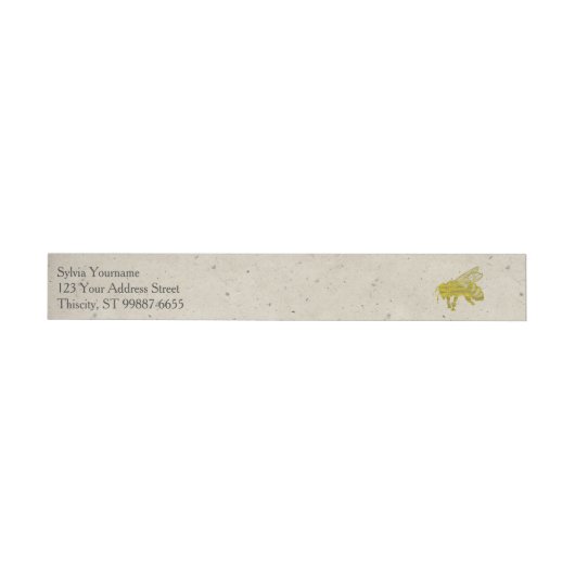 Letterpress Bee (Individueel)