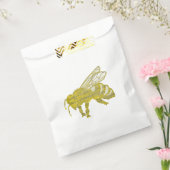 Letterpress Bee Bedankzakje (Gezegeld)