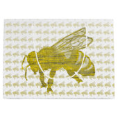 Letterpress Bee Large Cadeautasje (Voorkant)