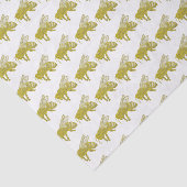 Letterpress Bee Tissuepapier (Detail)