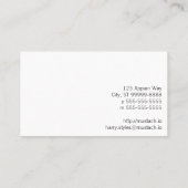 Letterpress Bee Visitekaartje (Achterkant)