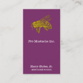 Letterpress Bee Visitekaartje (Voorkant)