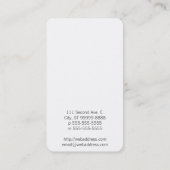 Letterpress Bee Visitekaartje (Achterkant)