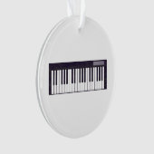 Letterpress Electronic Music-toetsenbord Ornament (voorkant)
