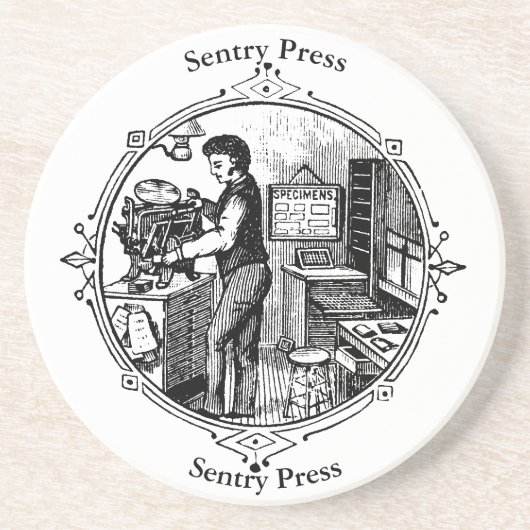 Letterpress Kelsey onderzetter (Voorkant)