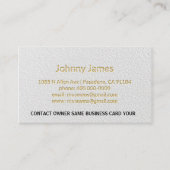 Letterpress Professional Modern Visitekaartje (Voorkant)