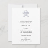 Letterpress stijl Jolly Roger Kaart (Voorkant)