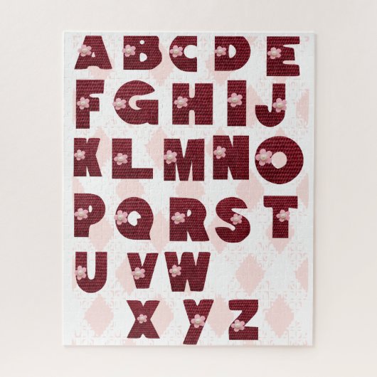 Letters A tot en met Z Legpuzzel (Verticaal)