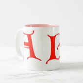 Letters ABC Mok (Voorkant links)