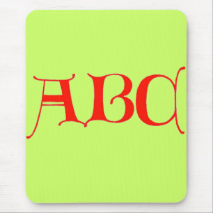 Letters ABC-Muismat Muismat