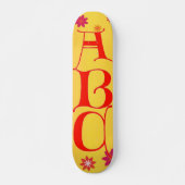 Letters ABC Skateboard (Voorkant)