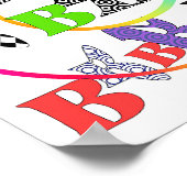 letters B en B Poster (Hoek)