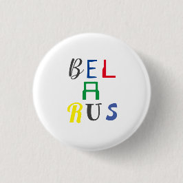 Letters Belarus Беларусь Kleurrijke Speldje