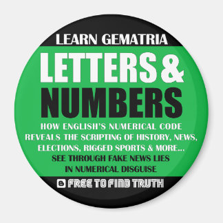 LETTERS & CIJFERS Koelkast Magneet