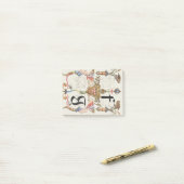 letters f en g Calligrafiedalfabet Post-it® Notes (Op bureau)