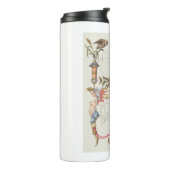 letters f en g Calligrafiedalfabet Thermosbeker (Gedraaid links)