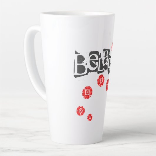 Letters Folk Pattern Belarus л р у Б а с ь Mok Cup (Linkerhoek)