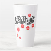 Letters Folk Pattern Belarus л р у Б а с ь Mok Cup (Voorkant)