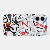Letters iPhone 16 Hoesje (Achterkant horizontaal)