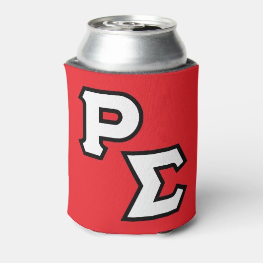 Letters Koelbox - Rood Blikjeskoeler (Blikje Achterkant)