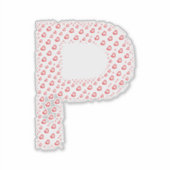 LETTERS MADE UP OF HEARTS STICKER (Voorkant)