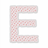 LETTERS MADE UP OF HEARTS STICKER (Voorkant)