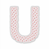 LETTERS MADE UP OF HEARTS STICKER (Voorkant)