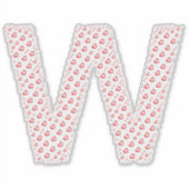 LETTERS MADE UP OF HEARTS STICKER (Voorkant)